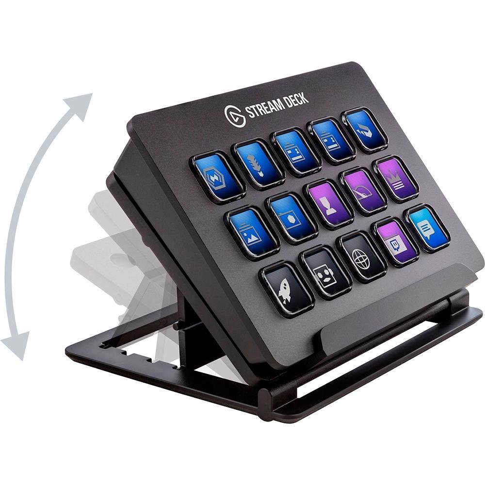 Stream Deck Elgato Médio 15 Teclas, Preto | KaBuM!