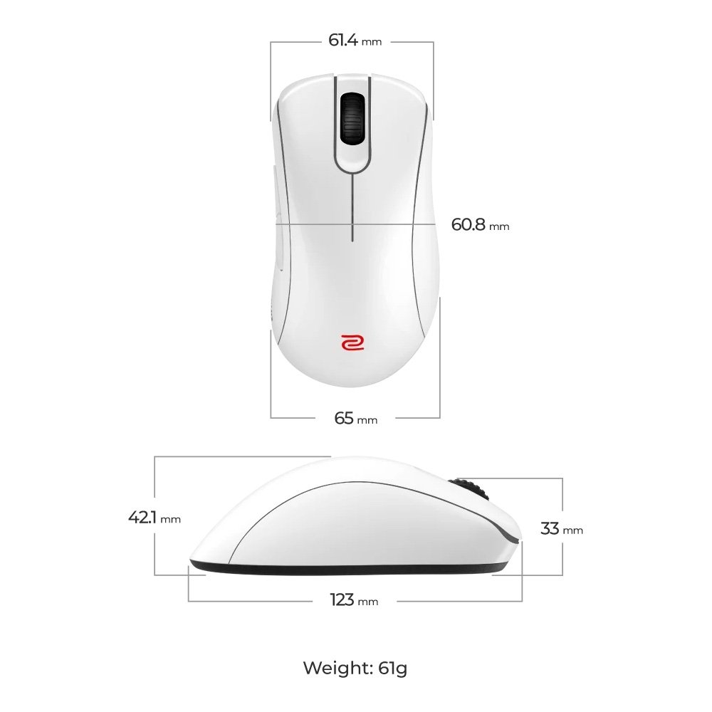 Mouse ZOWIE EC2-DW 4K Wireless | KaBuM!