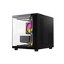 Gabinete Gamer Esgaming EBOX, Mid Tower, M-ATX, Frontal e Lateral em Vidro Temperado, Sem Fans, Preto - 8001