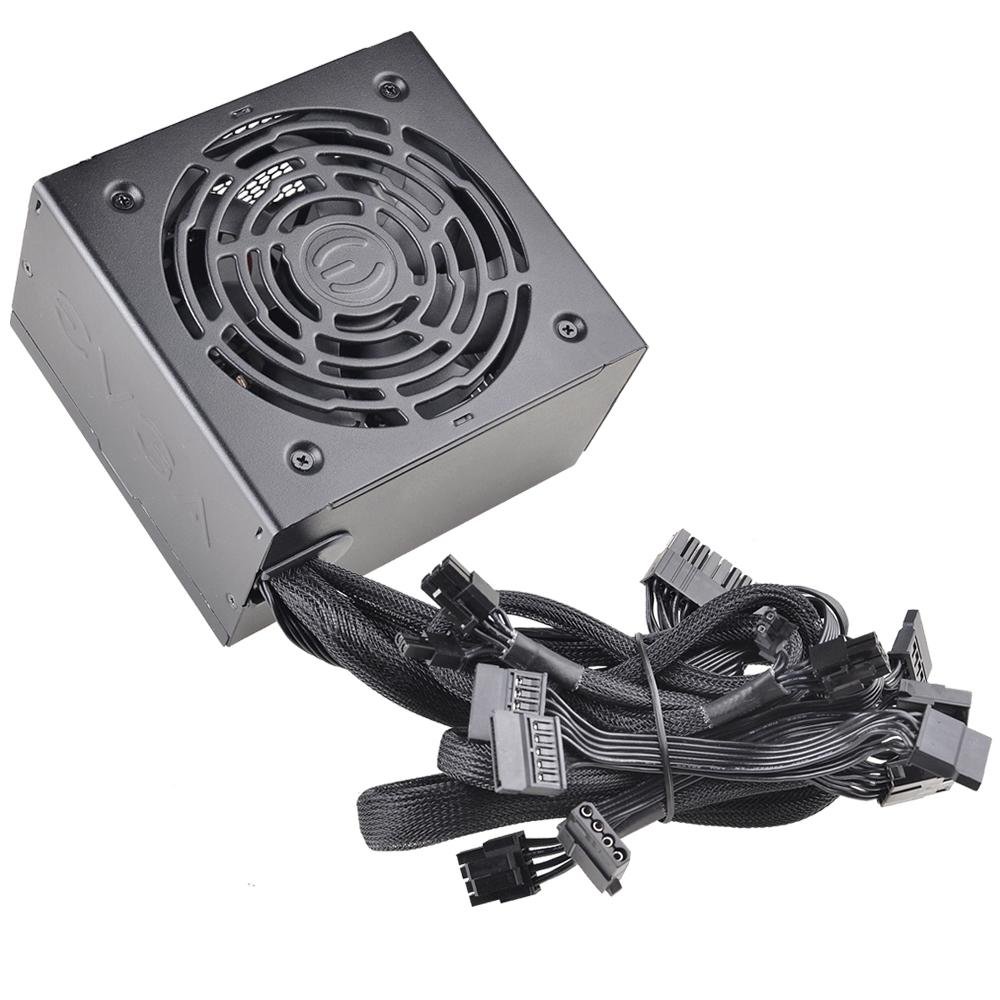 Fonte EVGA, 700W, 80 Plus Bronze, Preto - 100-BR-0700-K