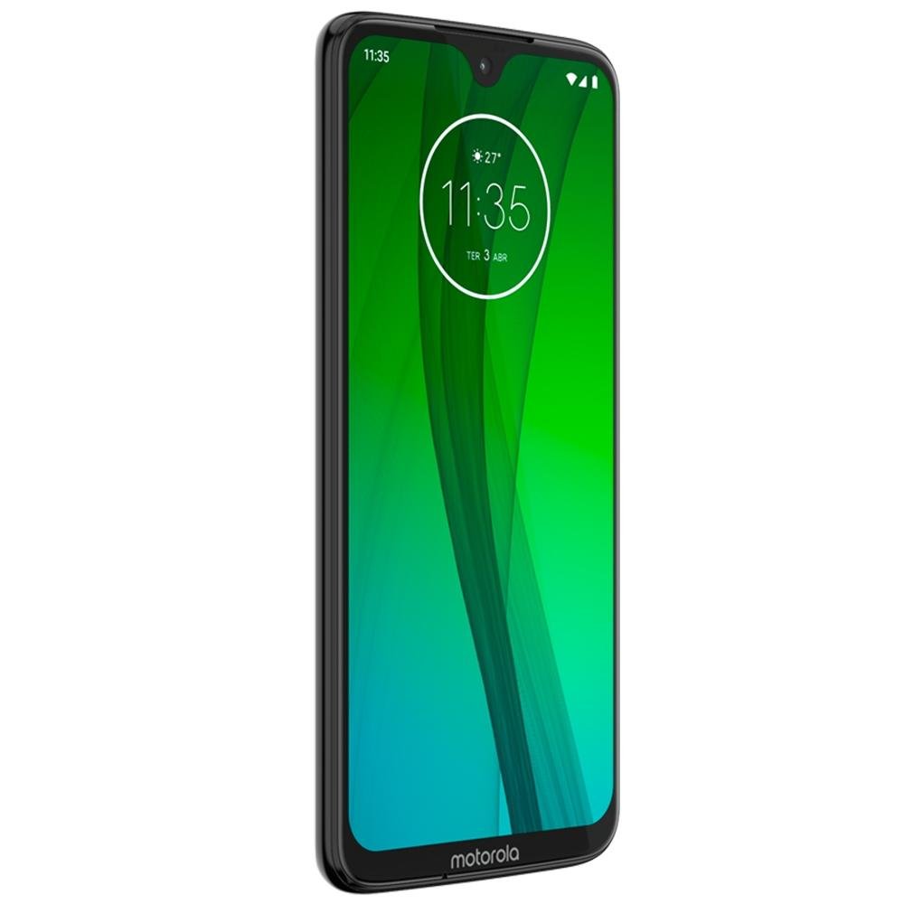Smartphone Motorola Moto G7, 64GB, 12MP, Tela 6.2´, Ônix - XT1962-4 Smartphone Motorola Moto G7, 64GB, 12MP, Tela 6.2´, Ônix - XT1962-4