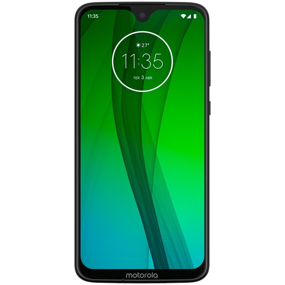 Smartphone Motorola Moto G7, 64GB, 12MP, Tela 6.2´, Ônix - XT1962-4 Smartphone Motorola Moto G7, 64GB, 12MP, Tela 6.2´, Ônix - XT1962-4