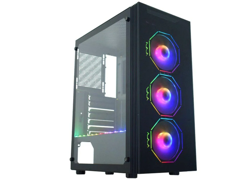 Gabinete Gamer Asgard Polygon Kmex Torre Atx