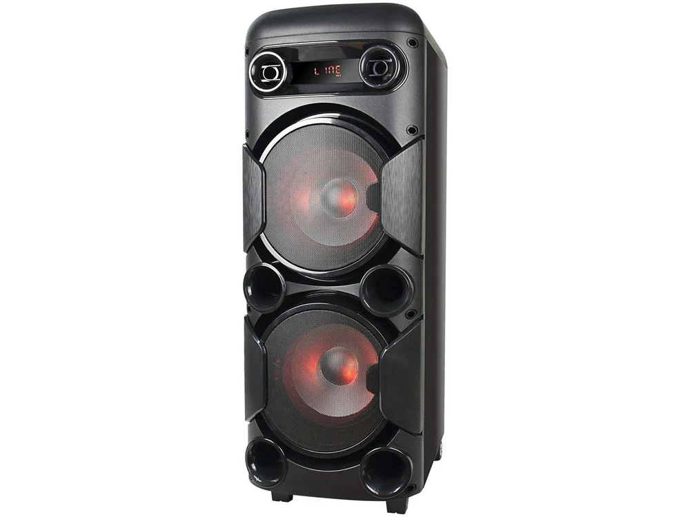 Caixa de Som Mini Torre 900w Bt/aux/usb/fm Sp380 Caixa de Som Mini Torre 900w Bt/aux/usb/fm Sp380