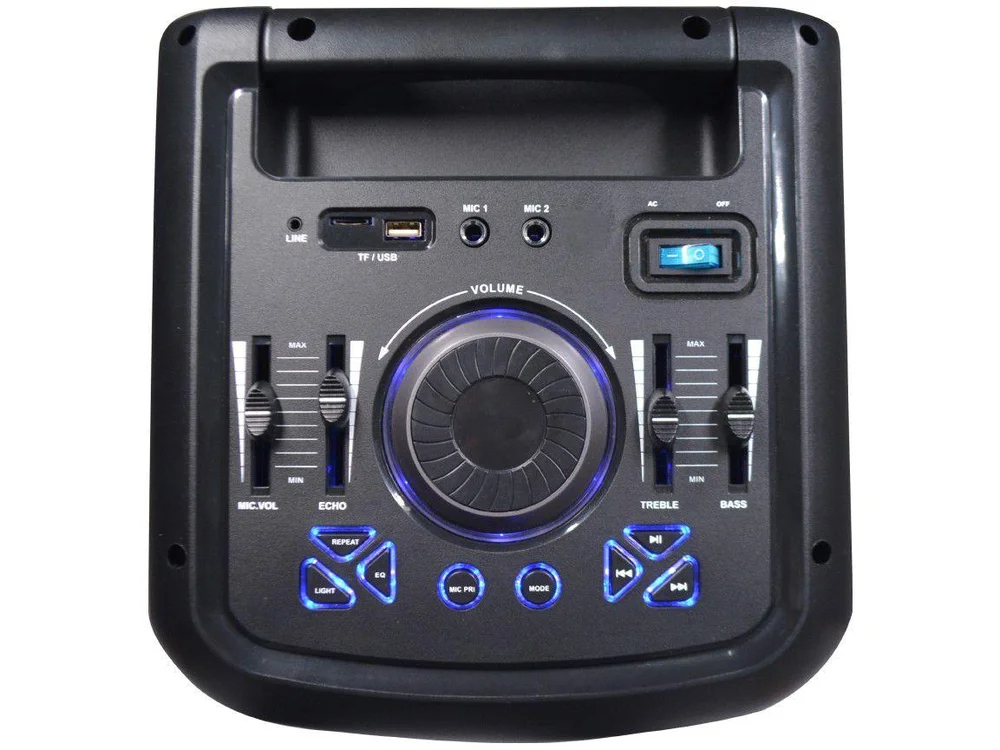 Caixa de Som Mini Torre 900w Bt/aux/usb/fm Sp380 Caixa de Som Mini Torre 900w Bt/aux/usb/fm Sp380
