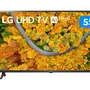Smart TV LED LG 55 Polegadas 4K UHD, HDR, Wi-Fi, Bluetooth, 1 USB, 2 HDMI, Comando Voz, Inteligência Artificial, Google, Alexa - 55UP7550PSF.BWZ