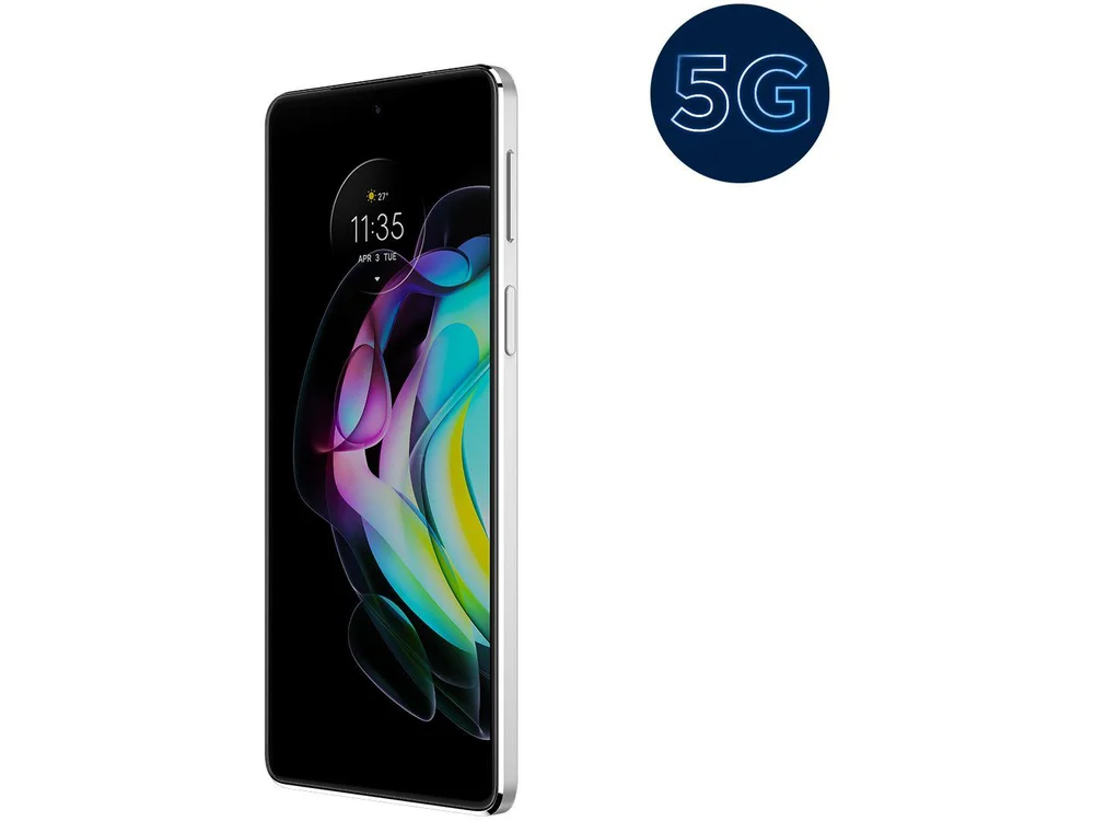 Moto Edge 20 Branco Tela De 67 128GB KaBuM