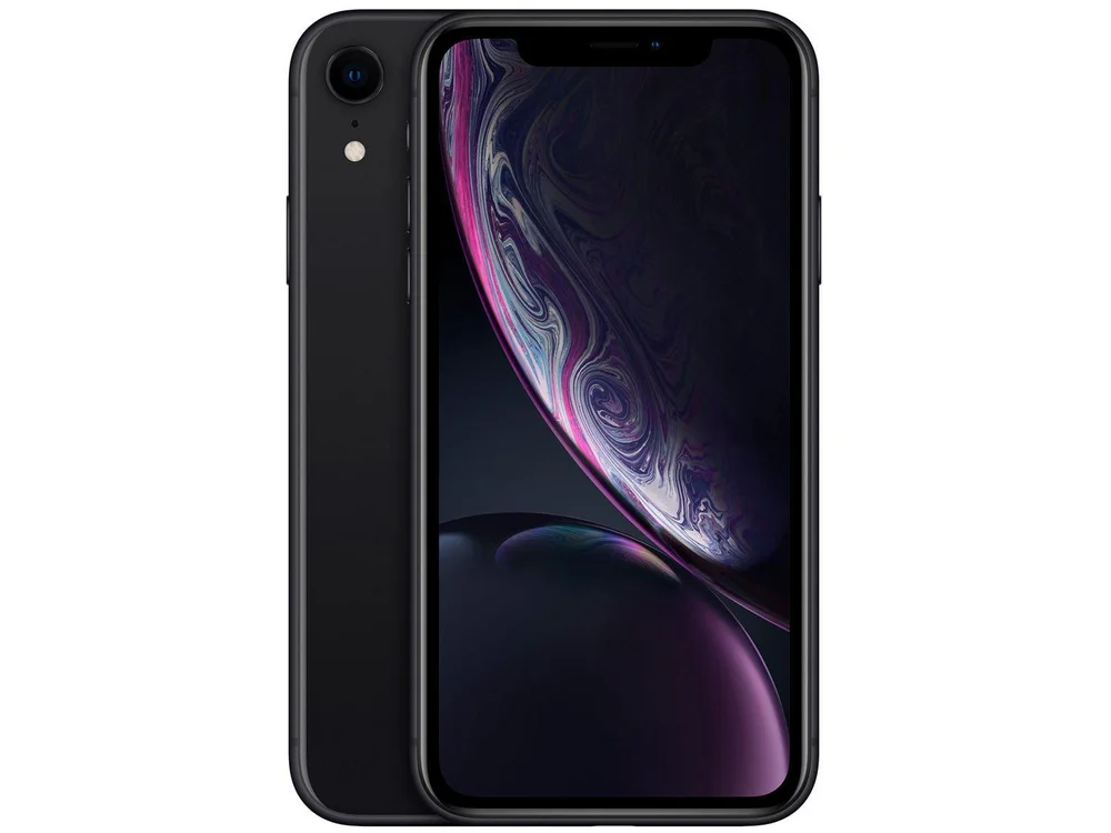 Apple iPhoneXR 64GBブラック Iphone Xr 64GB Preto| KaBuM!