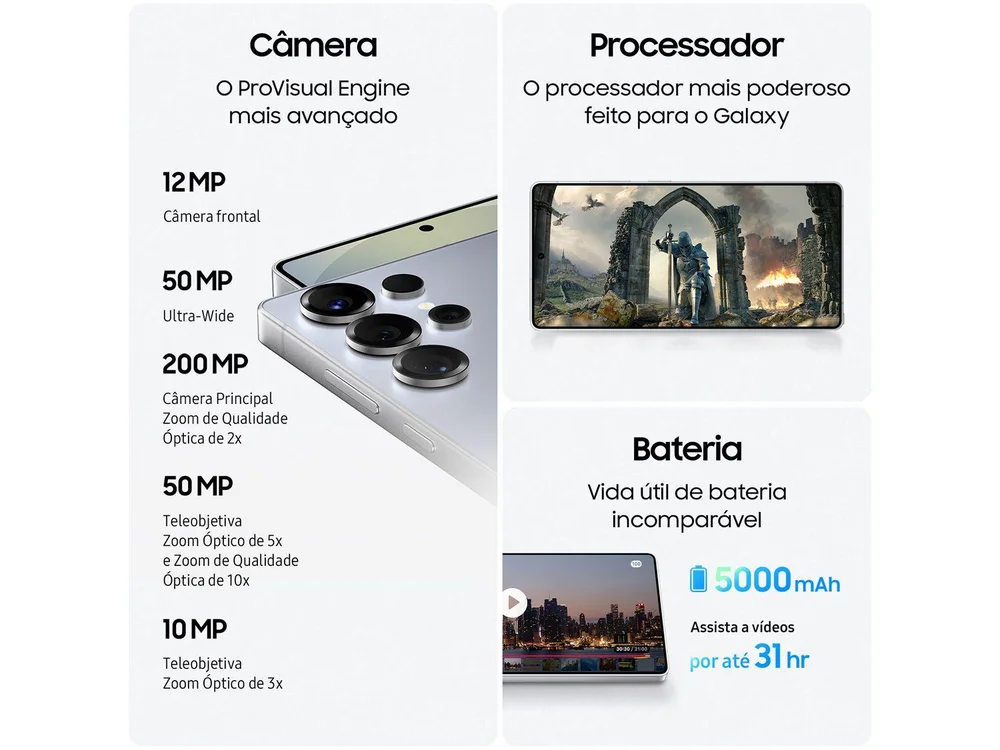 Samsung Galaxy S25 Ultra 5G 256GB Galaxy AI Titâni
