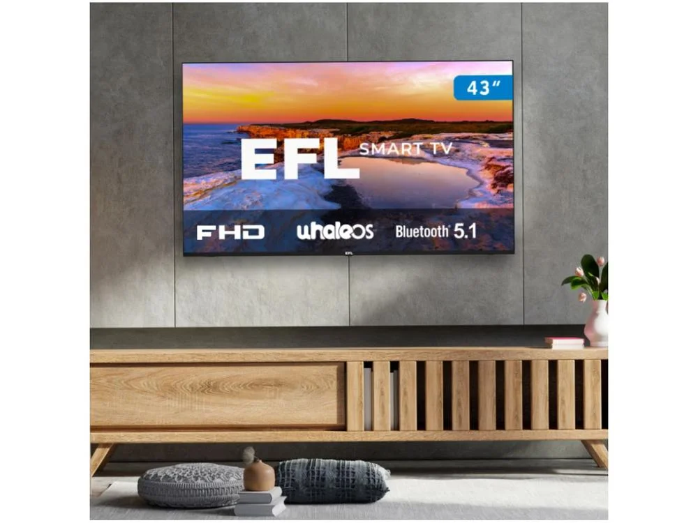 Smart TV 43"" HD EFL DLED SX800 43SX800FD 3 HMDI 2 USB - view 3