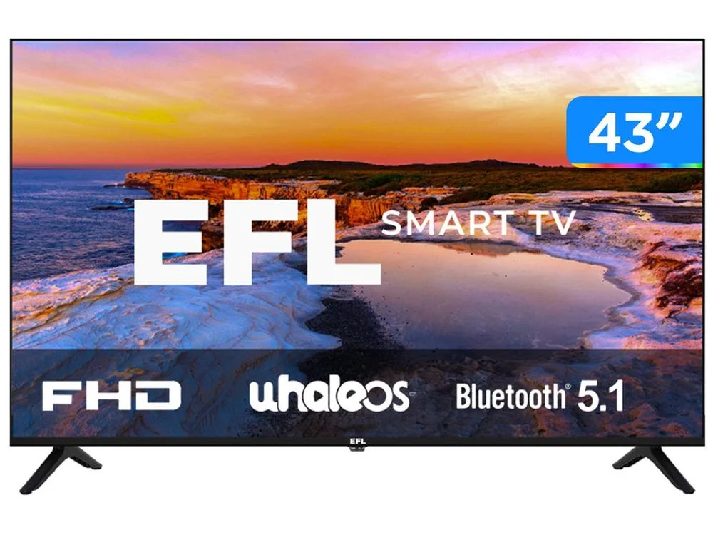 Smart TV 43"" HD EFL DLED SX800 43SX800FD 3 HMDI 2 USB - view 5