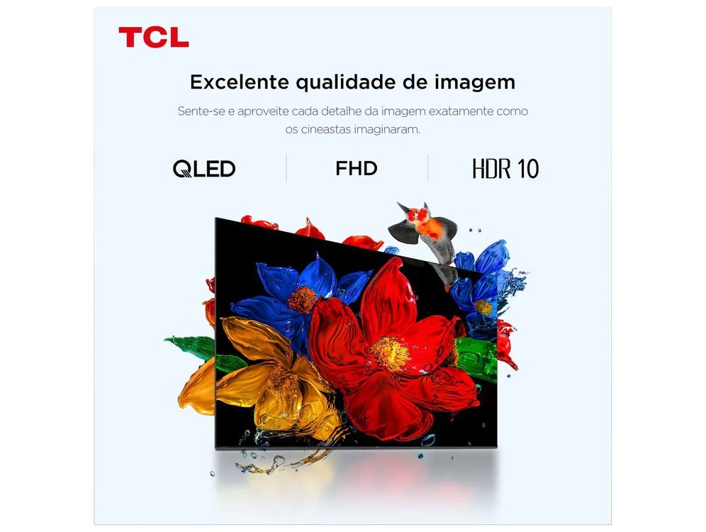 Smart TV 40"" TCL Full HD QLED 40S5K Google TV 2 HDMI - view 5