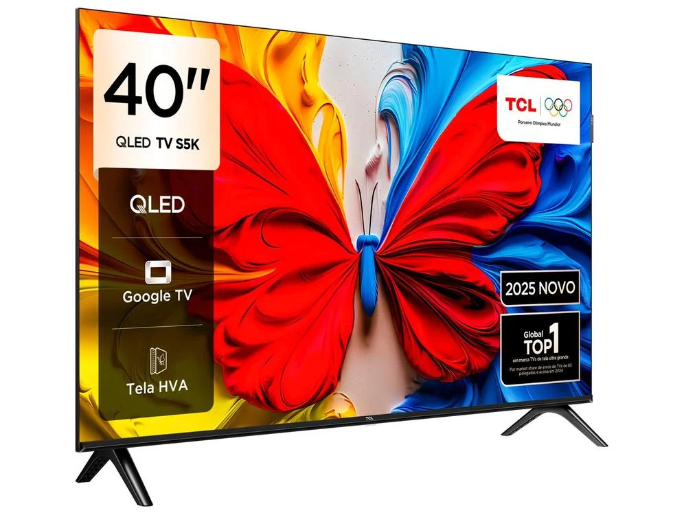 Smart TV 40"" TCL Full HD QLED 40S5K Google TV 2 HDMI - view 7