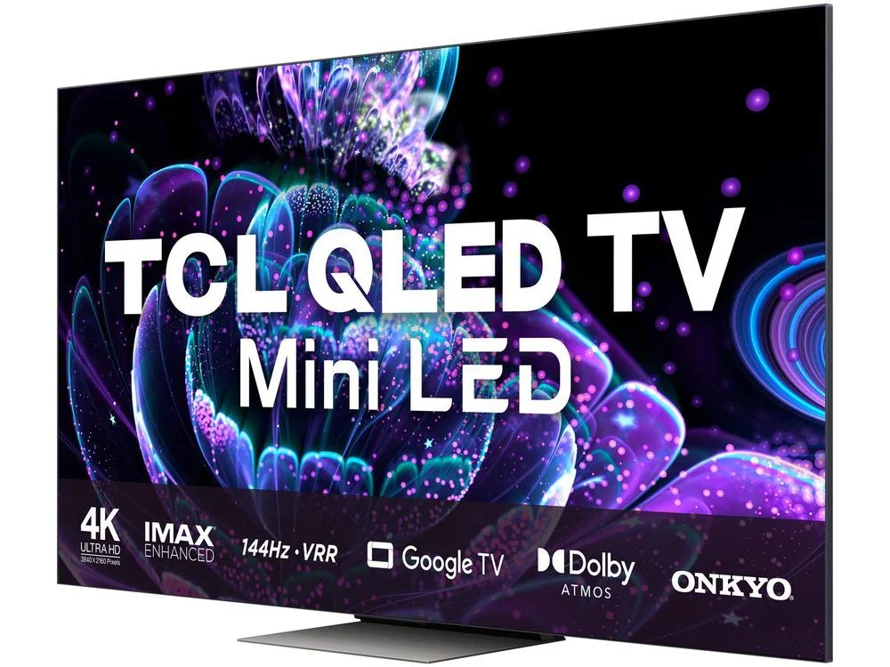 Smart TV 65” 4K QLED TCL 65C835 120Hz
