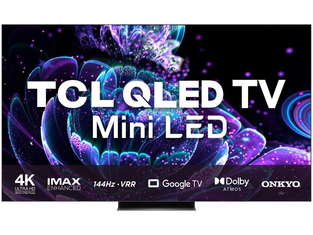 Smart TV 65” 4K QLED TCL 65C835 120Hz