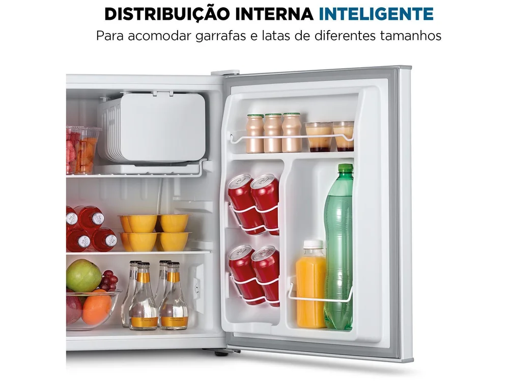 Frigobar Mondial 73L Branco e Cinza FGB-01-W80 Frigobar Mondial 73L Branco e Cinza FGB-01-W80
