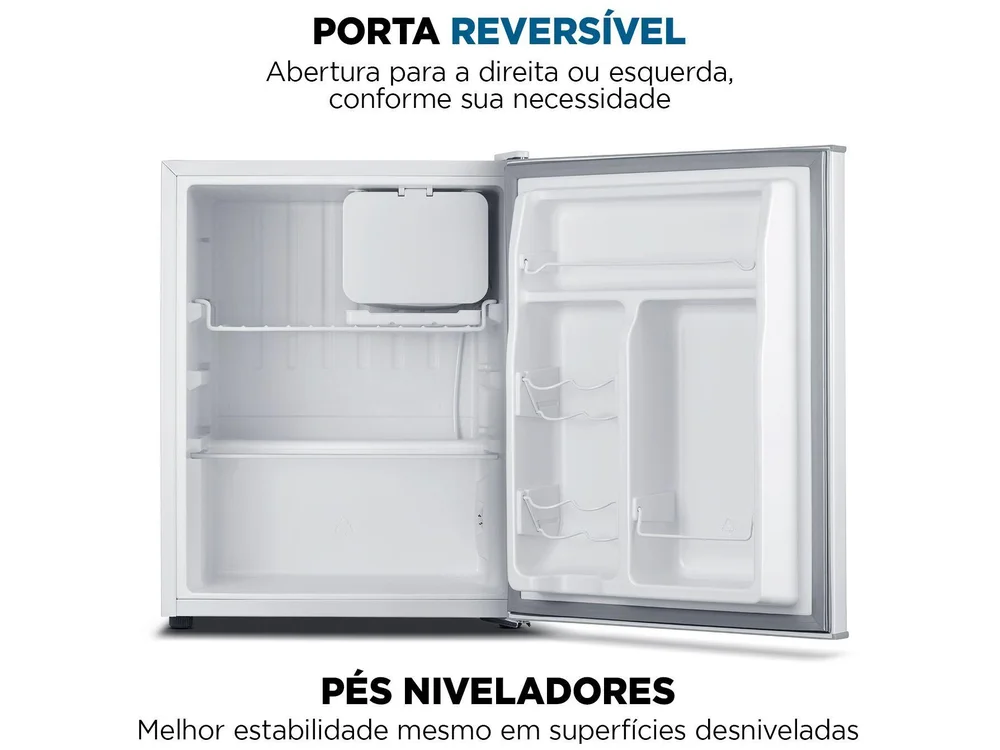 Frigobar Mondial 73L Branco e Cinza FGB-01-W80 Frigobar Mondial 73L Branco e Cinza FGB-01-W80