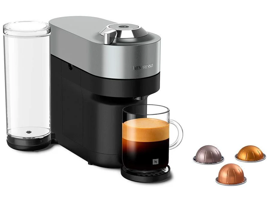 コーヒーメーカー・エスプレッソマシン Nespresso Vertuo Pop+ GCV6-TI-W Cafeteira Nespresso Vertuo POP+ GCV6BR Titânio GCV