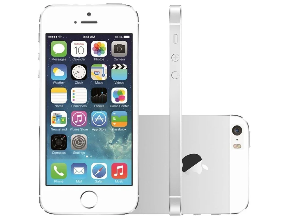iPhone 5S Apple 16GB Prata 4G Tela 4” Retina
