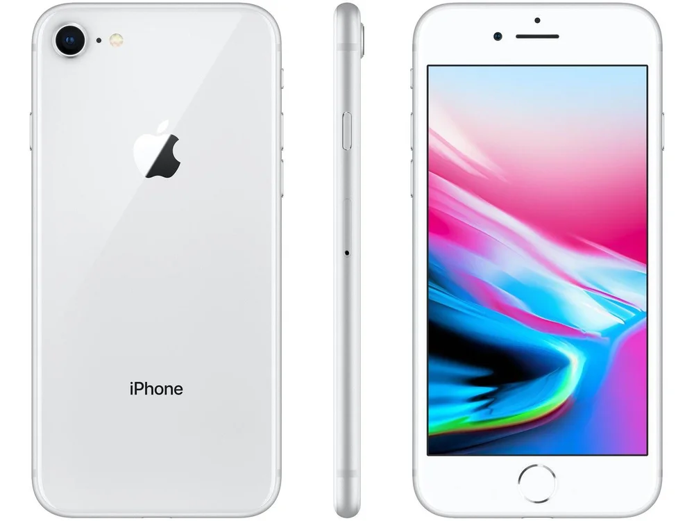 iPhone 8 Apple 256GB Prateado 4,7” 12MP