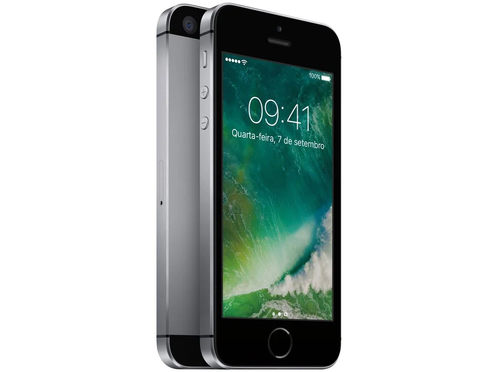 iPhone SE Apple 64GB Cinza Espacial 4G Tela 4”