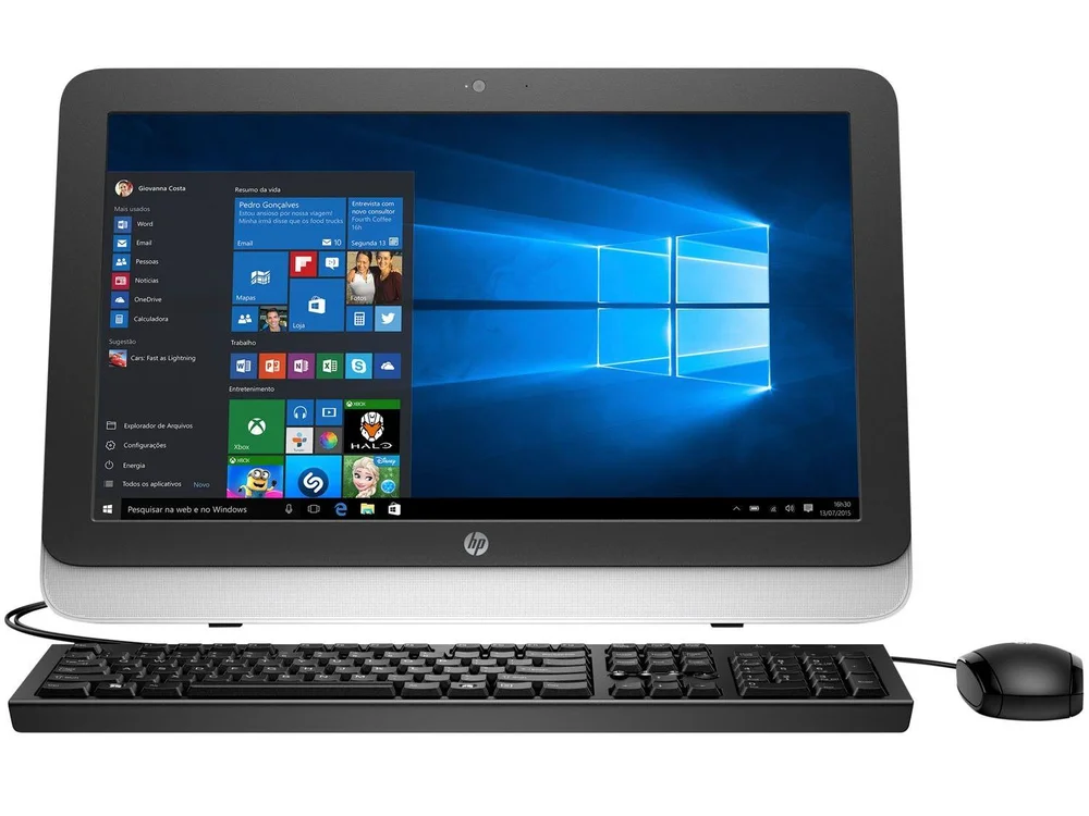 Computador All in One HP 22-3101br Intel Core i3