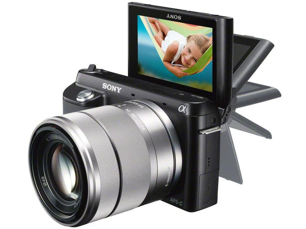 SONY NEX-F3 APS-C デジタルカメラ Câmera Digital Sony NEX F3 16.1MP Duplo LCD