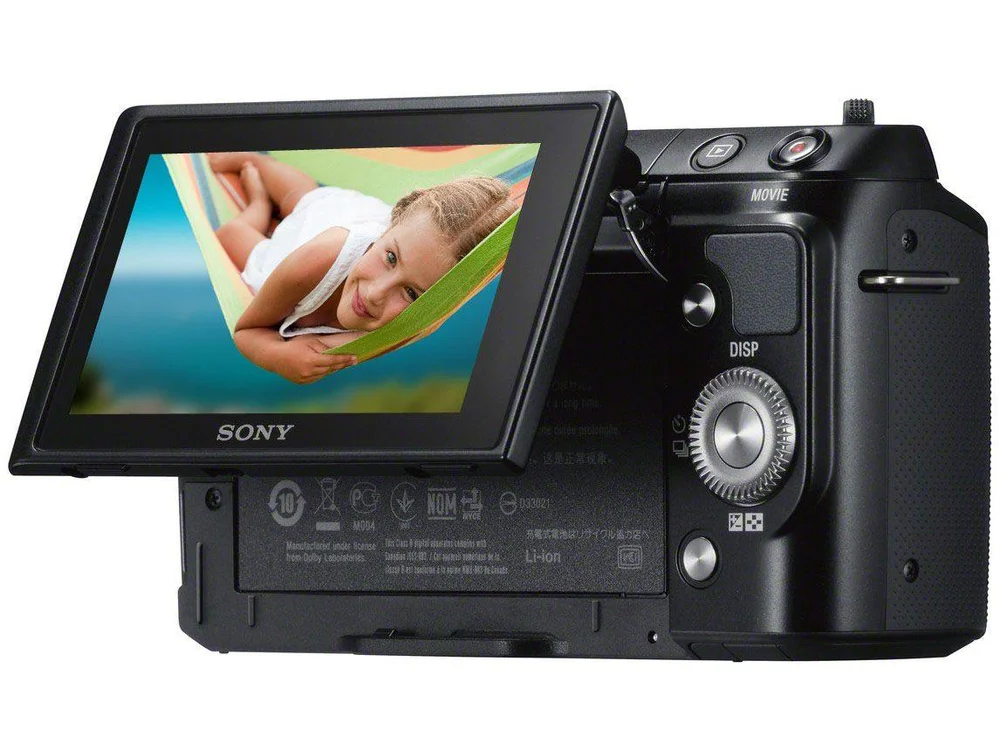 Câmera Digital Sony NEX F3 16.1MP Duplo LCD
