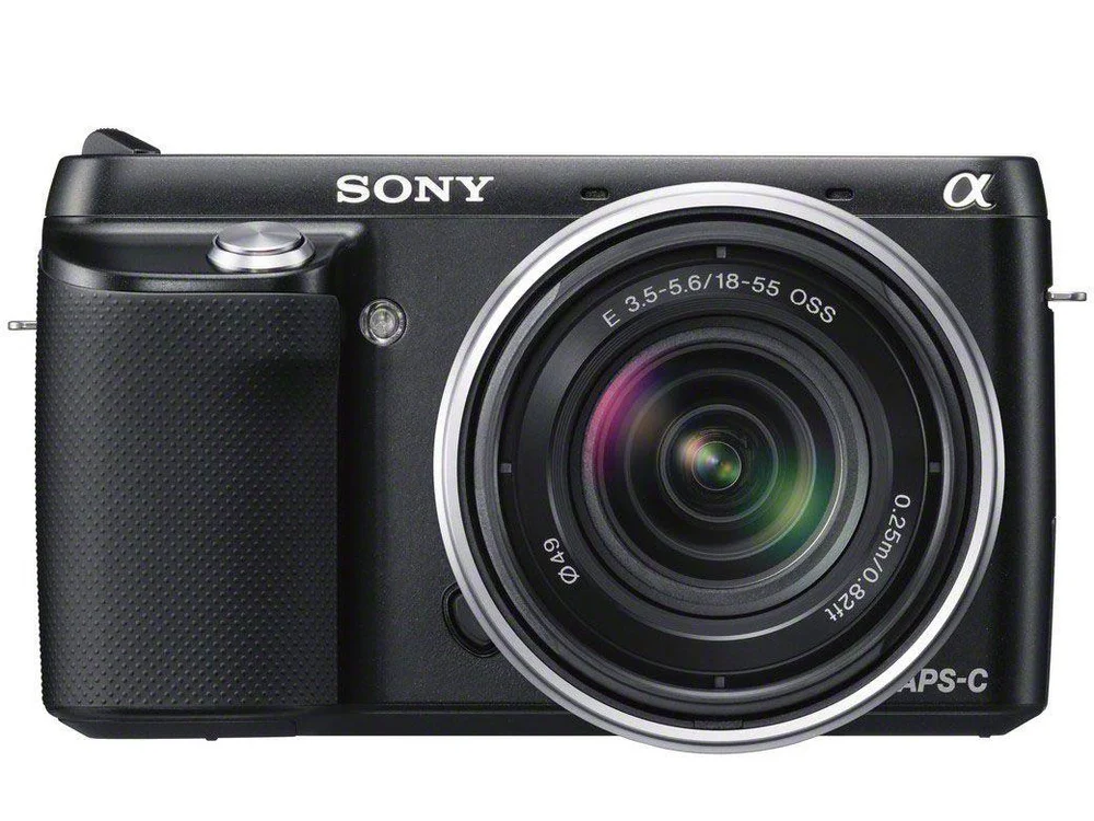 Câmera Digital Sony NEX F3 16.1MP Duplo LCD