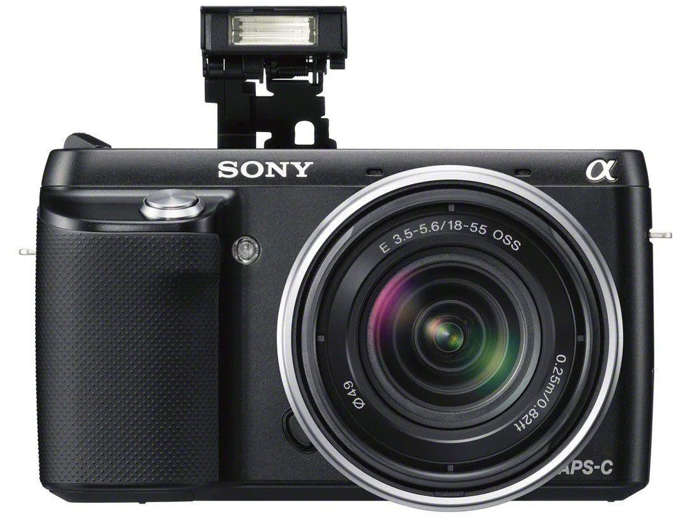 Câmera Digital Sony NEX F3 16.1MP Duplo LCD