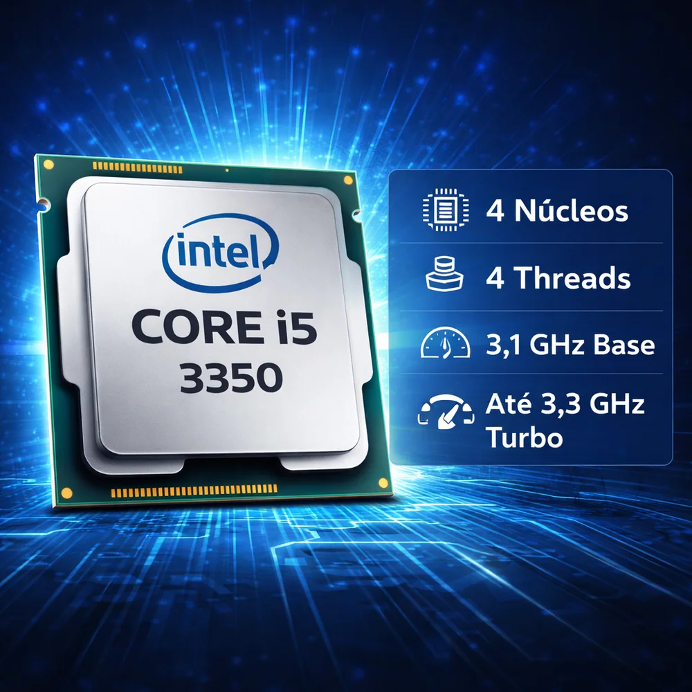 "Pc Gamer Completo Intel I5 3º 3350 c/ Placa de Vídeo dedicada Rx 580 de 8GB, SSD 240GB, Ram 16GB, Wi-Fi e Monitor de 20""" em Campinas - foto 5