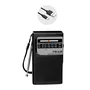 Mini Rádio De Bolso Fm/am/p2 De 2 Bandas Retrô Vertical Pocket Kapbom Ka-3325