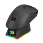 Mouse Gamer Redragon Ebony Standard RGB Wireless Com Dock De Carregamento M998-std-1k Preto