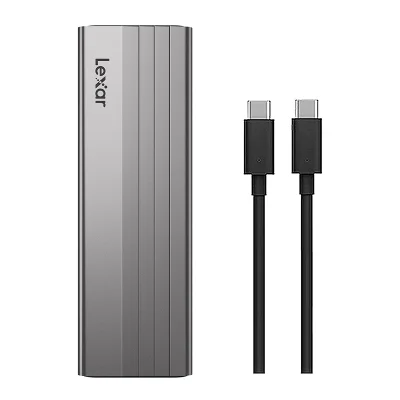Case Lexar E300 SSD M.2 Nvme Usb 3.2 Gen2 - Ultrarrápido Cinza