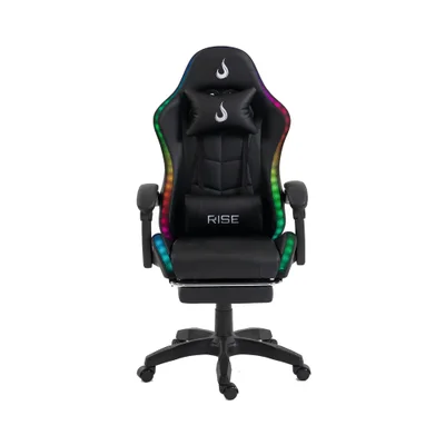 Cadeira Gamer Rise Mode X05 RGB Até 120kg Preto - Rm-cg-x05-bk-aRGB