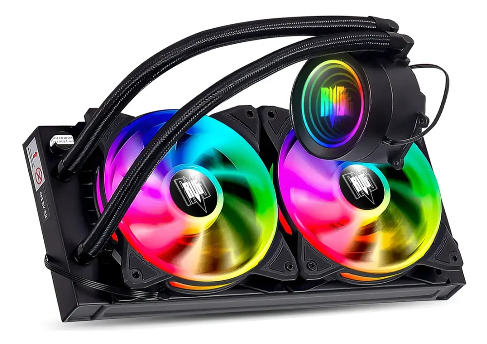 Water Cooler RGB 140mm Revenger | Dual Fan ARGB | Intel e AMD | PC Gamer