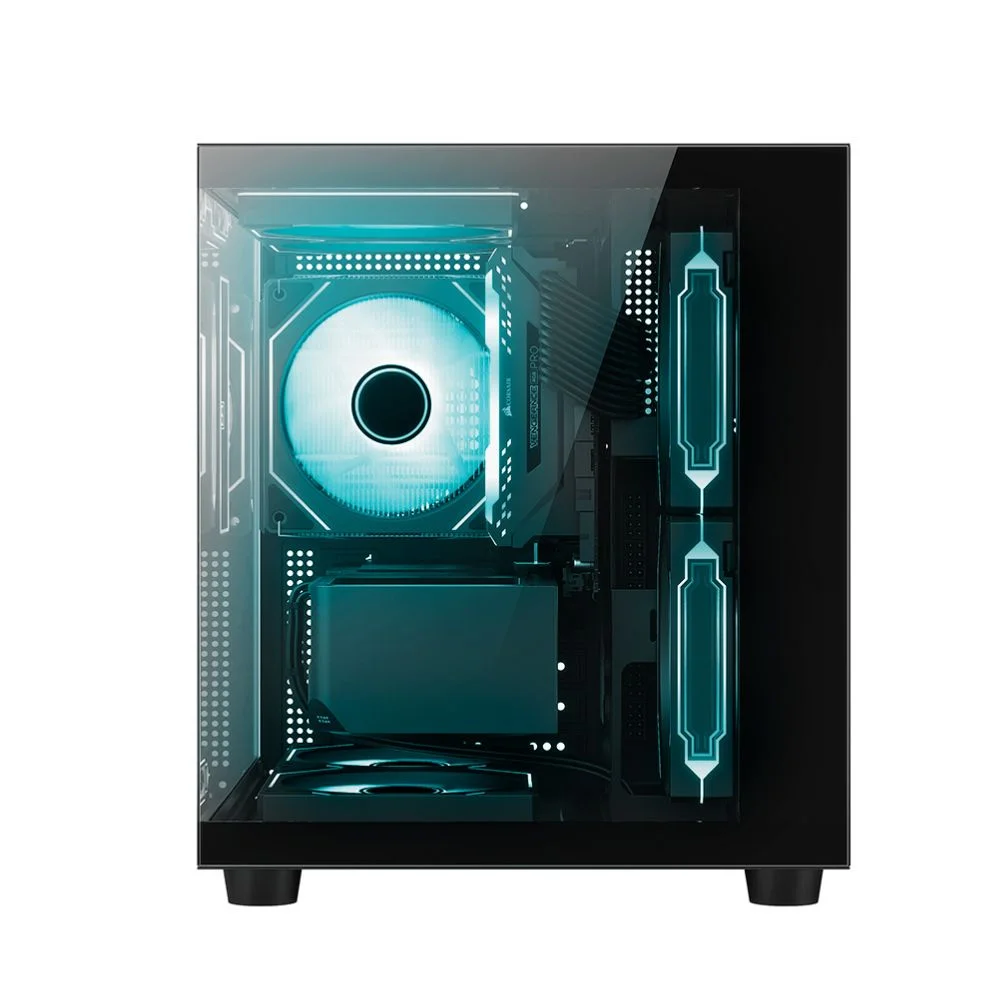 Gabinete Gamer Aquário C3tech Mt-g720bk - Vidro Temperado - Até 7 Fans - Micro Atx - Preto Gabinete Gamer Aquário C3tech Mt-g720bk - Vidro Temperado - Até 7 Fans - Micro Atx - Preto