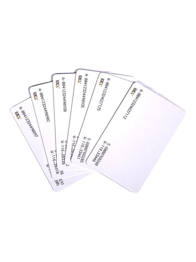 Cartão Iso Rfid 125 Khz Idex - 1000 Unidades