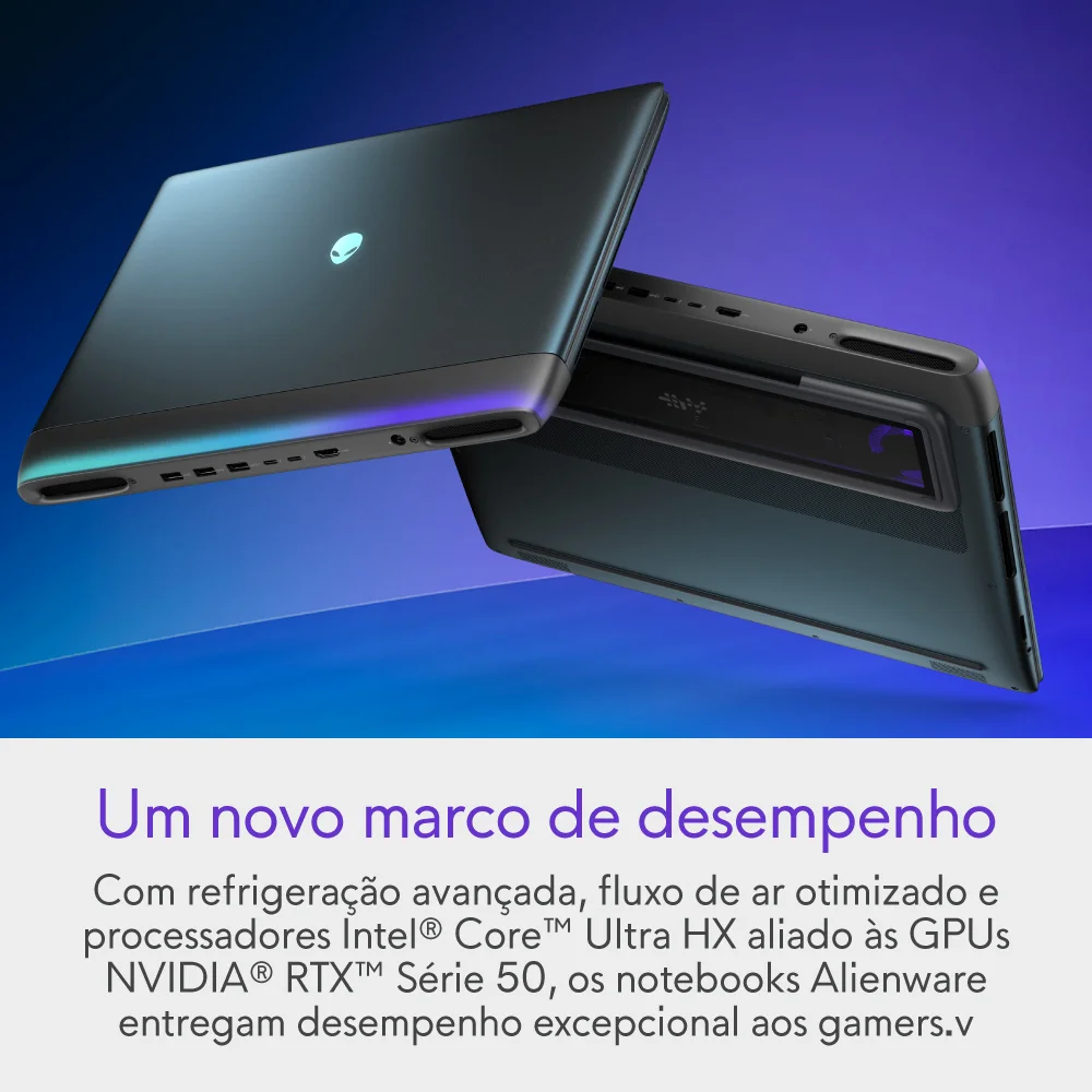 Notebook Gamer Dell Alienware 16 Área-51 Aa1625 Aa16-c9275hx-m10 16"" Wqxga Intel Core Ultra 9 32gb 1TB RTX5070 Win11 - view 3