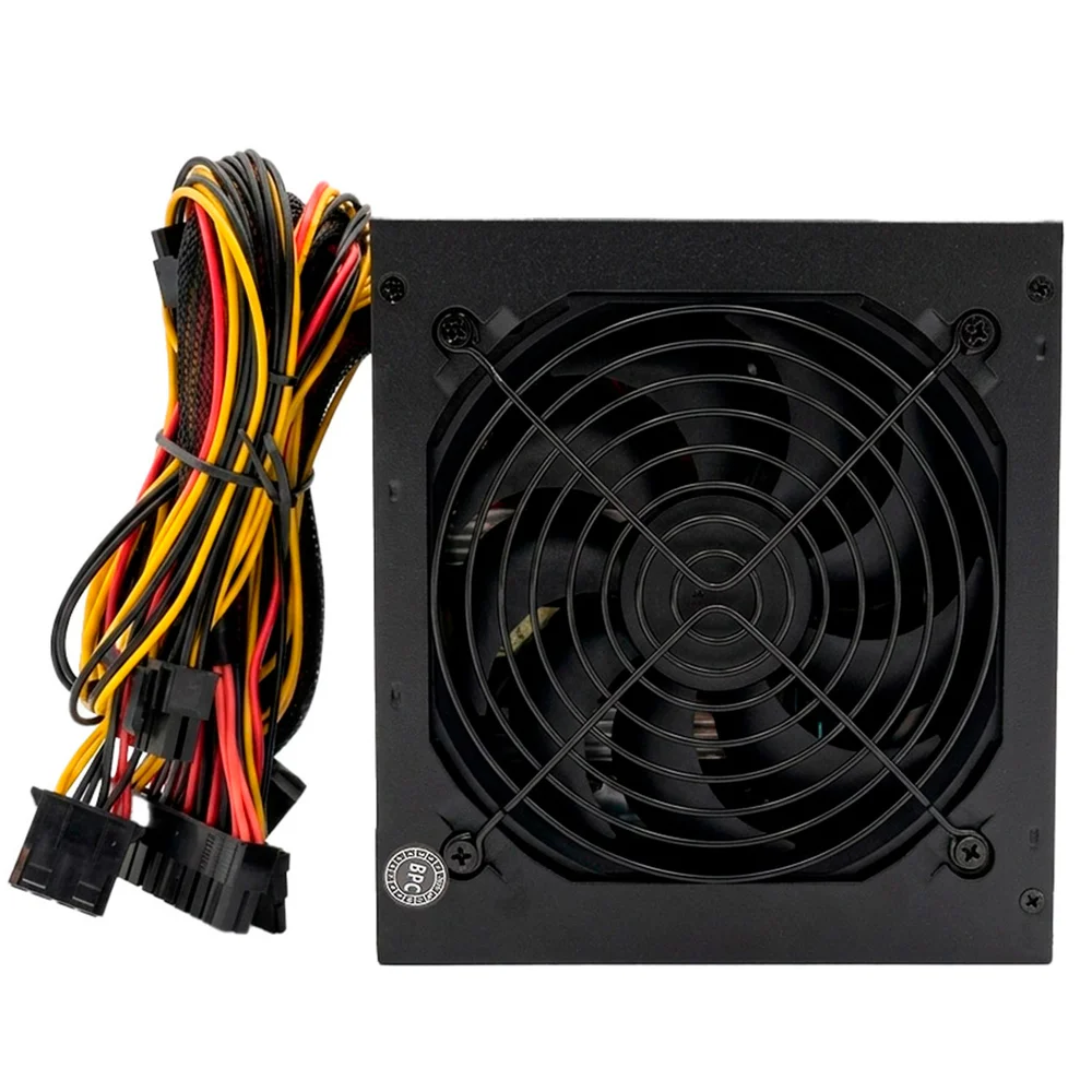 Fonte Brazil PC 600w Real, Bivolt, Com Cabo De Energia, Cooler 120mm - Bpc-6350-b Fonte Brazil PC 600w Real, Bivolt, Com Cabo De Energia, Cooler 120mm - Bpc-6350-b