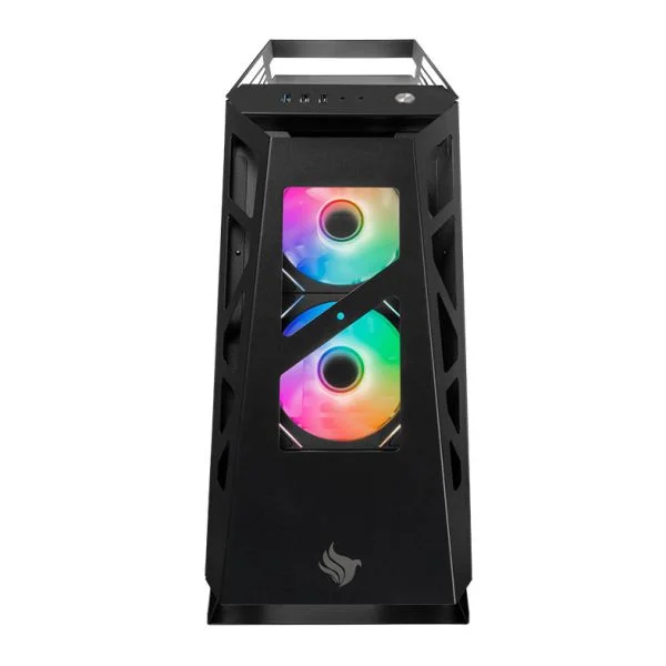 Gabinete Gamer Pichau Seraph, RGB, Mid-tower, Lateral De Vidro, Com 3 Fans, Preto