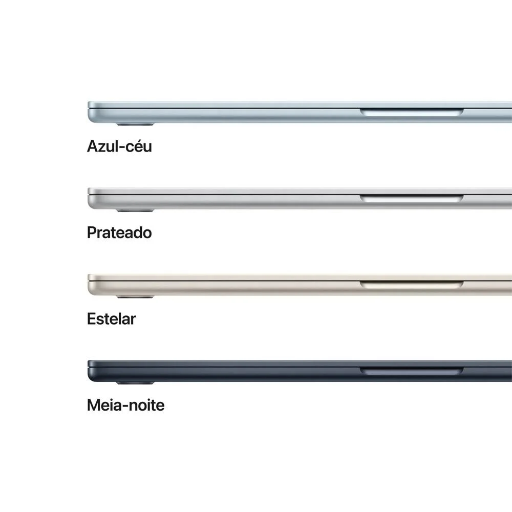 Macbook Air 15" M5, Cpu 10 Núcleos E Gpu 10 Núcleos, 24gb Ram, 1TB SSD - Azul