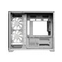 Gabinete Gamdias Aura Gc10m ARGB V2 Wh Matx Mini Tower Vidro Temperado Com 3 Fan Branco