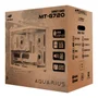 Gabinete Gamer C3tech Aquarius, Frontal E Lateral Em Vidro, Usb 3.0, Branco - Mt-g720wh