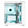 Gabinete Gamer C3tech Aquarius, Frontal E Lateral Em Vidro, Usb 3.0, Branco - Mt-g720wh