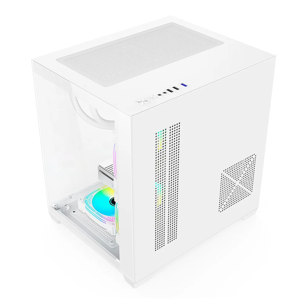 Gabinete Gamer Micro Atx Sem Fan Sem Fonte Duex Dxga275wh Branco Gabinete Gamer Micro Atx Sem Fan Sem Fonte Duex Dxga275wh Branco
