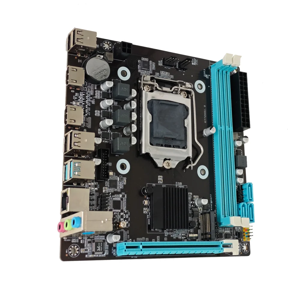 Placa Mãe 1150 4ª, 5ª Geração Bluecase Bmbh81-g32hgu-itxblk, Ddr3 16gb, M2/NVME, 2x HDMI, 10/100/1000 Mb/s Placa Mãe 1150 4ª, 5ª Geração Bluecase Bmbh81-g32hgu-itxblk, Ddr3 16gb, M2/NVME, 2x HDMI, 10/100/1000 Mb/s