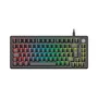 Teclado Gamer Mecânico Fortrek Shift  Switch Red Preto
