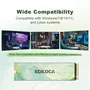 SSD Nvme 256GB Ediloca En680e M.2 2280 PCie 3.0 P/ PC E Notebook