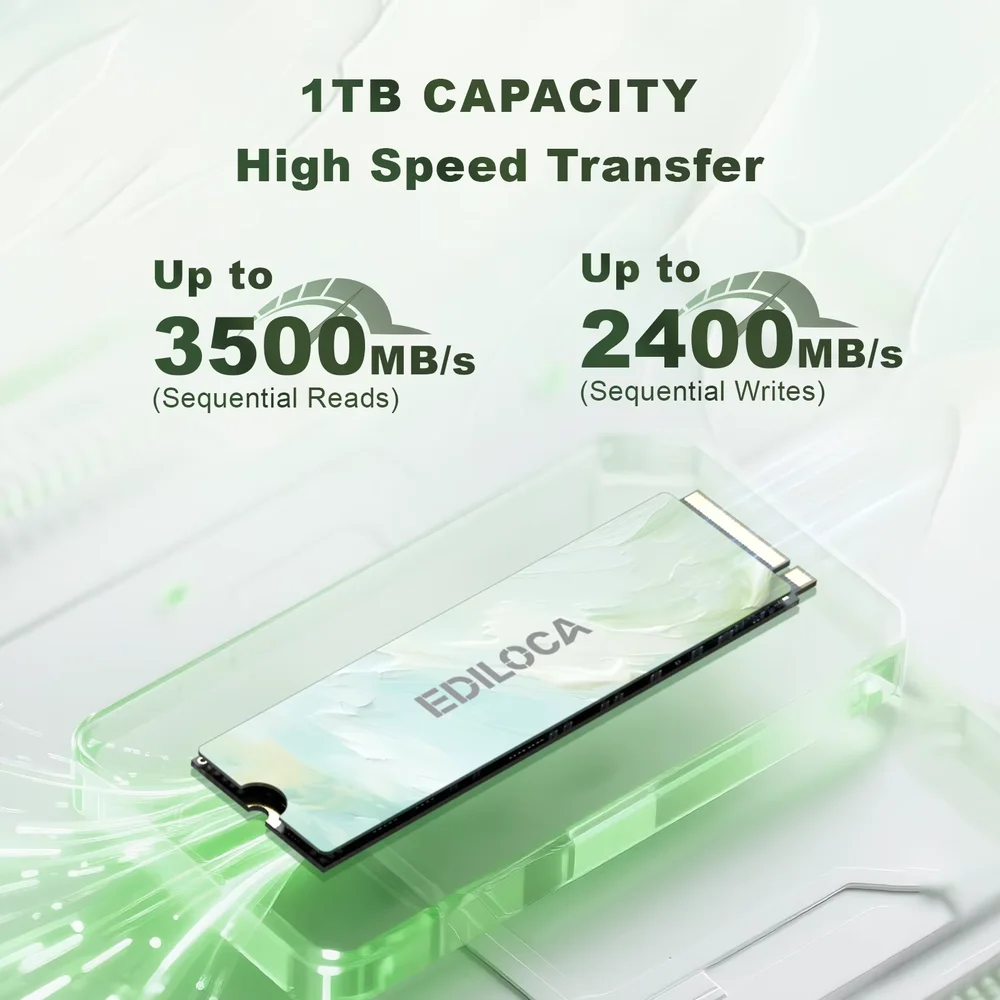 SSD Nvme 256GB Ediloca En680e M.2 2280 PCie 3.0 P/ PC E Notebook SSD Nvme 256GB Ediloca En680e M.2 2280 PCie 3.0 P/ PC E Notebook